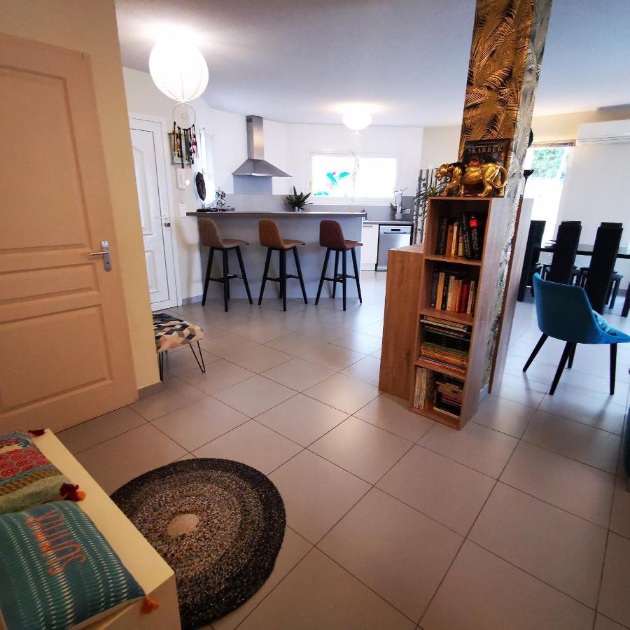 Cool Mediterranean Life 8 People Jacuzzi Barbecue Gametrampoline 2 Parking Villa Beziers Exterior photo
